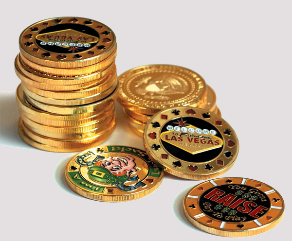 металлические коллекционные фишки казино