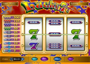 игровой автомат Lucky 7's